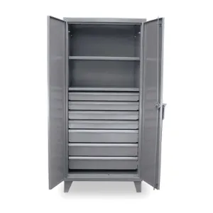 STRONG HOLD 36-242-7DB Storage Cabinet 12 Gauge 78 Inch H 36 Inch Width | AB3MGA 1UBW8