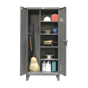 STRONG HOLD 46-BC-244 Janitorial Storage Cabinet, Welded, 12 Gauge | AD2PXX 3THR5