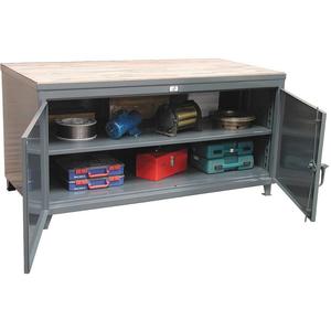 STRONG HOLD 53-361-MT Cabinet Workbench Maple Top W 60 H37 D36 | AE4BFE 5HZP2