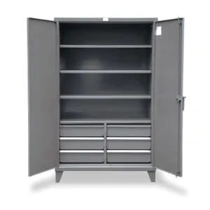 STRONG HOLD 46-244-6/5DB Storage Cabinet 12 Gauge 78 Inch H 48 Inch Width | AB3MFR 1UBV9