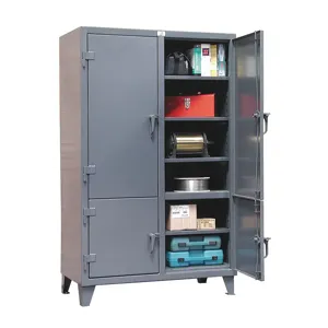 STRONG HOLD 66-4D-248 Storage Cabinet 12 Gauge 78 Inch H 72 Inch Width | AE4GDH 5KAY8