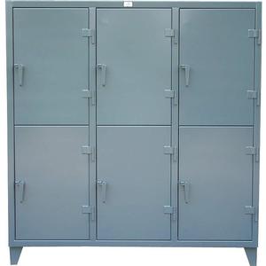 STRONG HOLD 66-24-2TPL Wardrobe Locker (3) Wide (6) Openings | AD7HGL 4EKH6