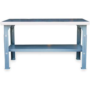 STRONG HOLD T3024-AL-SSTOP Workbench 30wx24dx30 To 40 Inch Height | AD9ACM 4NWK3