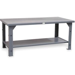 STRONG HOLD T3024-AL Workbench 30wx24dx30 To 40 Inch Height | AC3CYN 2RNF7