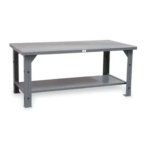 STRONG HOLD T3024-AL Workbench 30wx24dx30 To 40 Inch Height | AC3CYN 2RNF7