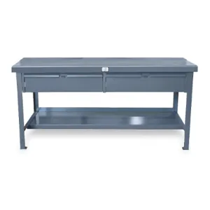 STRONG HOLD T6036-2DB Workbench 60wx36dx34 Inch Height | AC3CYQ 2RNG3