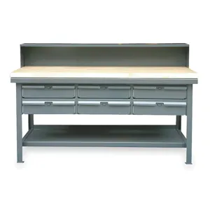 STRONG HOLD T6036-RS-6DB-MT Workbench 60wx36dx46 Inch Height | AD9ACG 4NWH7