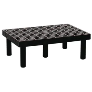 STRUCTURAL PLASTICS D3624 Dunnage Rack 500 Lb. Hdpe 36 W x 24 D | AD9TYU 4UW54