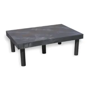 STRUCTURAL PLASTICS DT3624 Dunnage Rack 750 Lb. Hdpe 36 W x 24 D | AB2YZW 1PXA9