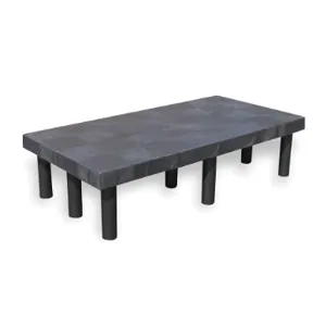 STRUCTURAL PLASTICS DT4824 Dunnage Rack 900 Lb. Hdpe 48 W x 24 D | AB2YYA 1PWZ6