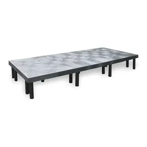 STRUCTURAL PLASTICS DT9636 Dunnage Rack 2700 Lb. Hdpe 96 W x 36 D | AB2YZP 1PXA2