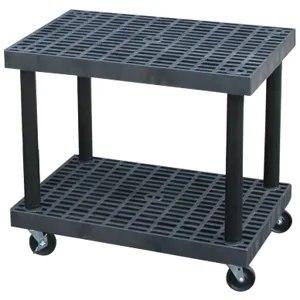 STRUCTURAL PLASTICS K3624B Multi Level Cart, 36 x 24, Base Unit, Grid Top | AG8EUF