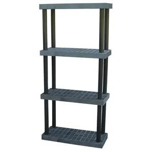 STRUCTURAL PLASTICS S3616X4 Four Shelf Unit | AD7DXE 4DV12