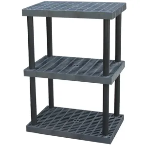 STRUCTURAL PLASTICS S3624X3 Three Shelf Unit | AD7DXD 4DV11