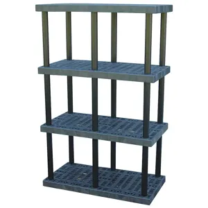 STRUCTURAL PLASTICS S4824x4 Plastic Bulk Shelving Heavy Duty W48 H75 | AB2YXY 1PWY5