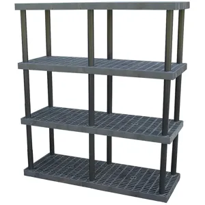 STRUCTURAL PLASTICS S6624X4 Four Shelf Unit | AD7DWY 4DU98