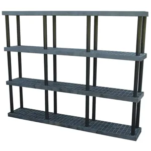 STRUCTURAL PLASTICS S9616X4 Four Shelf Unit | AD7DWW 4DU96