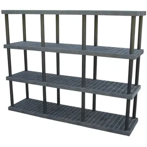 STRUCTURAL PLASTICS S9624X4 Four Shelf Unit | AD7DWU 4DU94