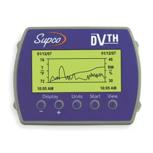 SUPCO DVTH Data View Logger Temperature And Humidity | AB3JAP 1TMR5