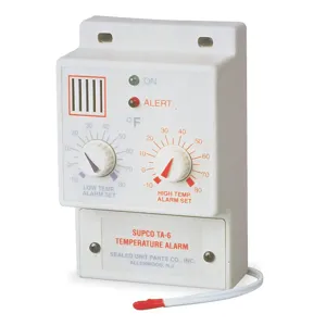 SUPCO TA-6 Temperature Alarm -10 To 80f 120vac | AD8FVP 4JZ60