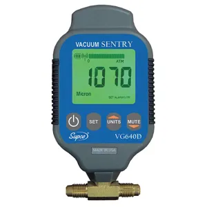 SUPCO VG640D Vacuum Gauge Digital 0 to 19000 Microns | AG9HRW 20LR01