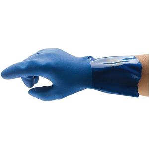ANSELL 04-644 Chemical Resistant Gloves PVC Size 9 PR | AG3NAG 33NR85
