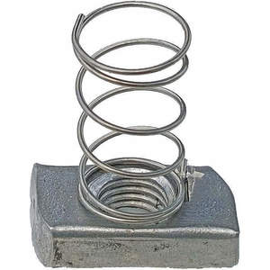 SUPER-STRUT A100 3/8SS Channel Spring Nut 3/8 Inch Stainless Steel - Pack Of 25 | AB9ZXF 2HAN1