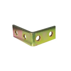 SUPER-STRUT AB205 Angle Bracket 90 Degree 4 Holes Gold | AB9ZVW 2HAF2