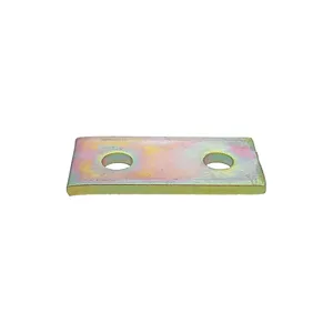 SUPER-STRUT AB206 Connecting Plate 2 Holes Gold | AB9ZWG 2HAJ4