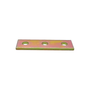 SUPER-STRUT AB207 Connecting Plate Straight 3 Holes Gold | AB9ZVY 2HAF4