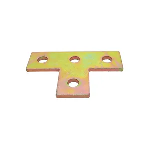 SUPER-STRUT AB220 Connecting Plate Tee 4 Holes Gold | AB9ZWA 2HAF6