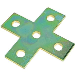 SUPER-STRUT AB253 Connecting Plate Cross 5 Holes Gold | AB9ZWC 2HAF8