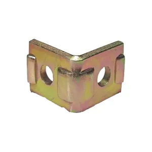 SUPER-STRUT AB299 Angle Bracket 90 Degree 2 Holes Gold | AB9ZVM 2HAE3