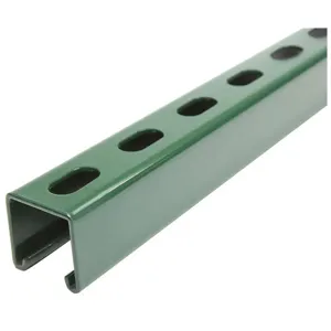 GRAINGER FS-200SS GR 120.00 Strut Channel 1-5/8 Width 10 Feet Length Green | AJ2GWK 4A974