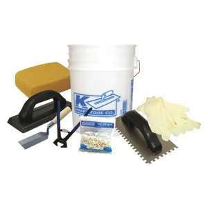 KRAFT TOOL CO. ST100 Tool Kit Tile Plastic | AG4VRA 35EM93