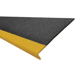 SURE-FOOT 9N12009X003617M FRP Step Cover Yellow/Black 36 Inch Width Fiberglass | AH3BNH 31AP45