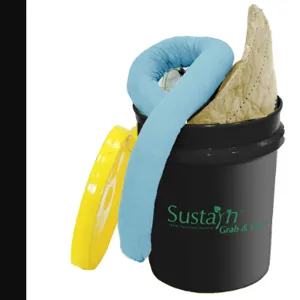 SPILFYTER OSR304 Spill Kit Oil Only Recycled 5 Gallon Bucket | AG9ETU 19XZ27