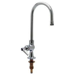 T&S B-0306 Gooseneck Faucet Manual Lever Swivel | AE2HTD 4XKK8