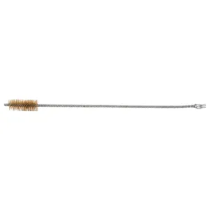 TANIS BRUSHES 05466 Tube Brush .006 Brass Tan 18 Inch Overall Length - Pack Of 12 | AD2BJW 3MHV7