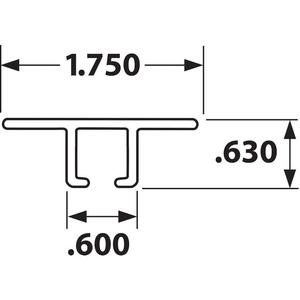 TANIS BRUSHES AH100412CF Streifenbürstenhalter, Größe 2 Zoll, 12 Zoll Länge – 10er-Pack | AA8CUQ 18A296
