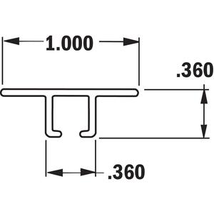 TANIS BRUSHES AH402836CF Streifenbürstenhalter Gesamtlänge 36 Zoll | AB3VXB 1VKR9