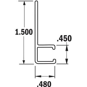 TANIS BRUSHES AH701660CF Streifenbürstenhalter Größe 1.5 60 Zoll Länge – 10er-Pack | AA8CYR 18A390