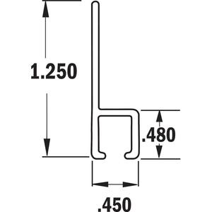 TANIS BRUSHES AH702848CF Streifenbürstenhalter Größe 1.25 48 Inl – 10er-Pack | AA8CZK 18A408