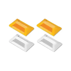 TAPCO 102209BXK Pavement Marker White 1 Way 2 Inch - Pack Of 250 | AC7CUJ 38A889