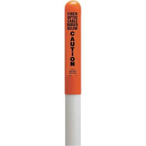 TAPCO 113787A Utility Dome Marker 78 Inch Height Orange/Black/White | AH6FJY 35YW32