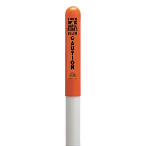 TAPCO 113783A Utility Dome Marker 72 Inch Height Orange/Black/White | AH6FJF 35YW16