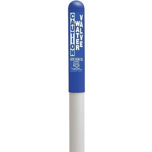 TAPCO 113780D Utility Dome Marker 66 inch Height Blue/White | AH6FHV 35YW06