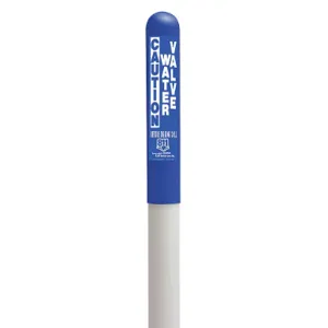 TAPCO 113780D Utility Dome Marker 66 inch Height Blue/White | AH6FHV 35YW06