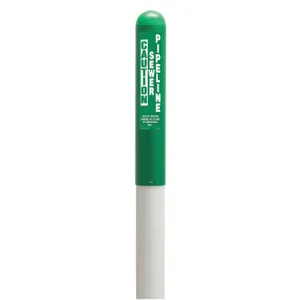 TAPCO 113789A Utility Dome Marker 78 inch Height Green/White | AH6FKG 35YW40