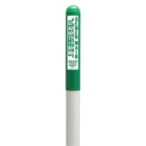 TAPCO 113781D Utility Dome Marker 66 inch Height Green/White | AH6FJA 35YW11